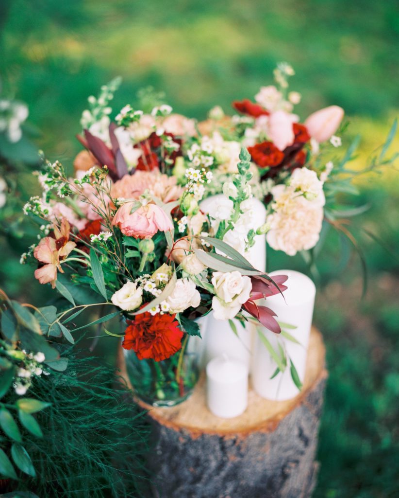 Flowers captured on the Contax 645