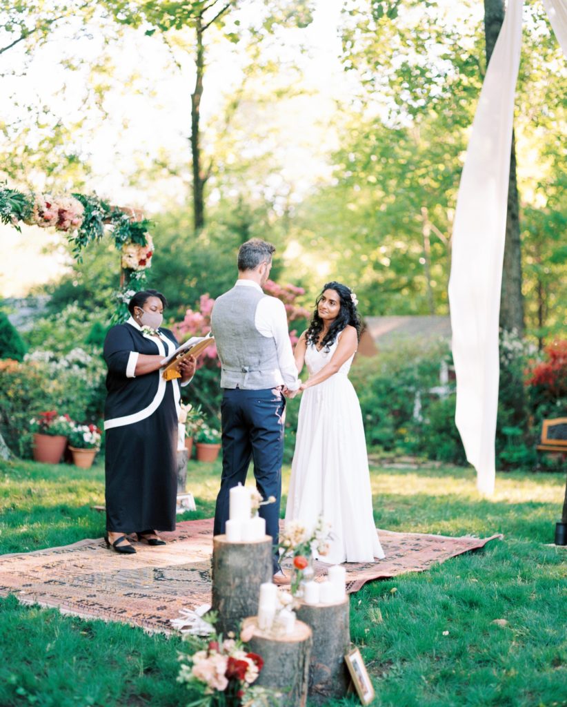 A Couple captured on the Pentax 645n during a wedding