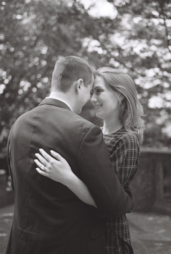 Meridian Hill Park couple poses in one of the top dc engagement session locations