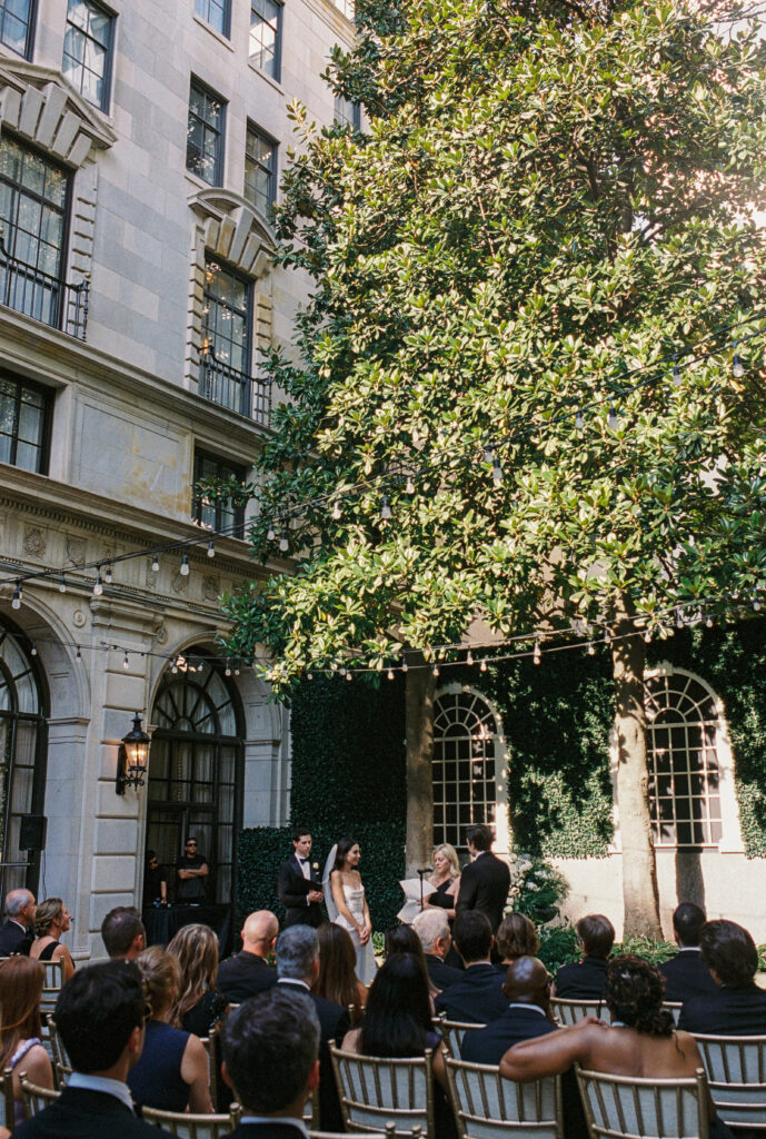 A wedding ceremony at the St. Regis in DC, a Luxury Washington DC Wedding Venue